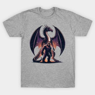 Bigfoot Sasquatch Year of The Dragon Pet Cryptid Legend Believer T-Shirt